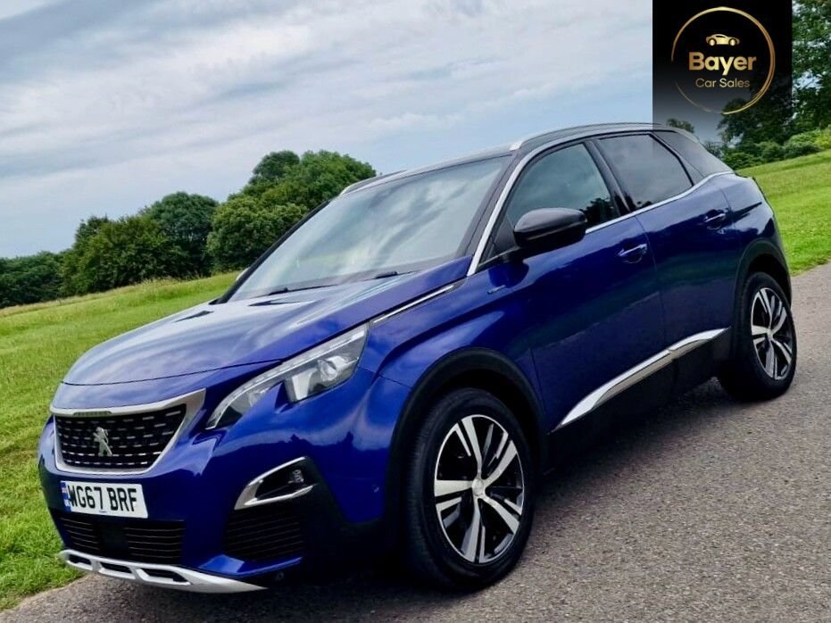 USED 2017 67 PEUGEOT 3008 1.2 PureTech GT Line SUV 5dr Petrol Manual Euro 6 (s/s) (130 ps) FINANCE AVAILABLE