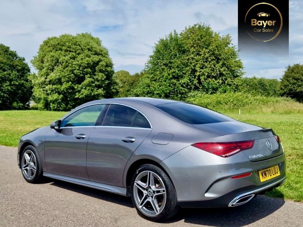 USED 2020 70 MERCEDES-BENZ CLA 1.3 CLA250e 15.6kWh AMG Line (Premium) Coupe 4dr Petrol Plug-in Hybrid 8G-DCT Euro 6 (s/s) (218 ps) FINANCE AVAILABLE