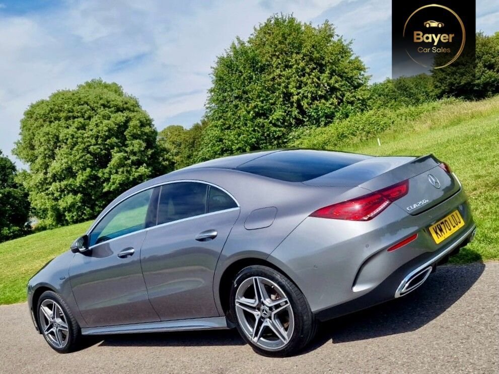 USED 2020 70 MERCEDES-BENZ CLA 1.3 CLA250e 15.6kWh AMG Line (Premium) Coupe 4dr Petrol Plug-in Hybrid 8G-DCT Euro 6 (s/s) (218 ps) FINANCE AVAILABLE