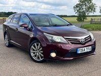 USED 2015 64 TOYOTA AVENSIS 2.2 D-CAT Excel Tourer Auto Euro 5 5dr PanRoof/Leather/Auto/TowBar