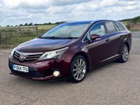 USED 2015 64 TOYOTA AVENSIS 2.2 D-CAT Excel Tourer Auto Euro 5 5dr PanRoof/Leather/Auto/TowBar