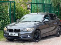 USED 2018 18 BMW 1 SERIES 2.0 118d Sport Euro 6 (s/s) 5dr #12m MOT+HISTORY+SATNAV#