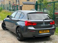 USED 2018 18 BMW 1 SERIES 2.0 118d Sport Euro 6 (s/s) 5dr #12m MOT+HISTORY+SATNAV#
