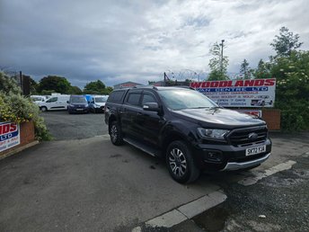 2022 FORD RANGER WILDTRACK ECOBLUE 4X4 D-CAB AUTO 213TDCI ULEZ FREE ZONE NO VAT £17948.00