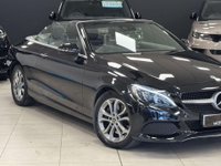USED 2018 18 MERCEDES-BENZ C-CLASS 2.1 C250d Sport (Premium Plus) Cabriolet 2dr Diesel G-Tronic+ Euro 6 (s/s) (204 ps) FINANCE AVAILABLE + PX WELCOME FSH + BURMEISTER + HUGE SPEC +