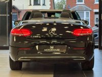 USED 2018 18 MERCEDES-BENZ C-CLASS 2.1 C250d Sport (Premium Plus) Cabriolet 2dr Diesel G-Tronic+ Euro 6 (s/s) (204 ps) FINANCE AVAILABLE + PX WELCOME FSH + BURMEISTER + HUGE SPEC +