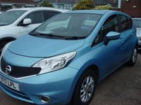 USED 2017 17 NISSAN NOTE 1.2 Acenta Hatchback 5dr Petrol Manual Euro 6 (s/s) (80 ps) 