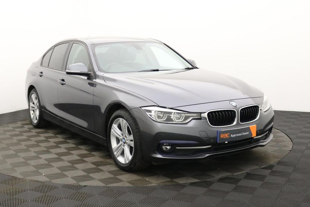 USED 2018 18 BMW 3 SERIES 2.0 320d Sport Saloon 4dr Diesel Auto xDrive Euro 6 (s/s) (190 ps) Sat Nav, Full Leather, xDrive