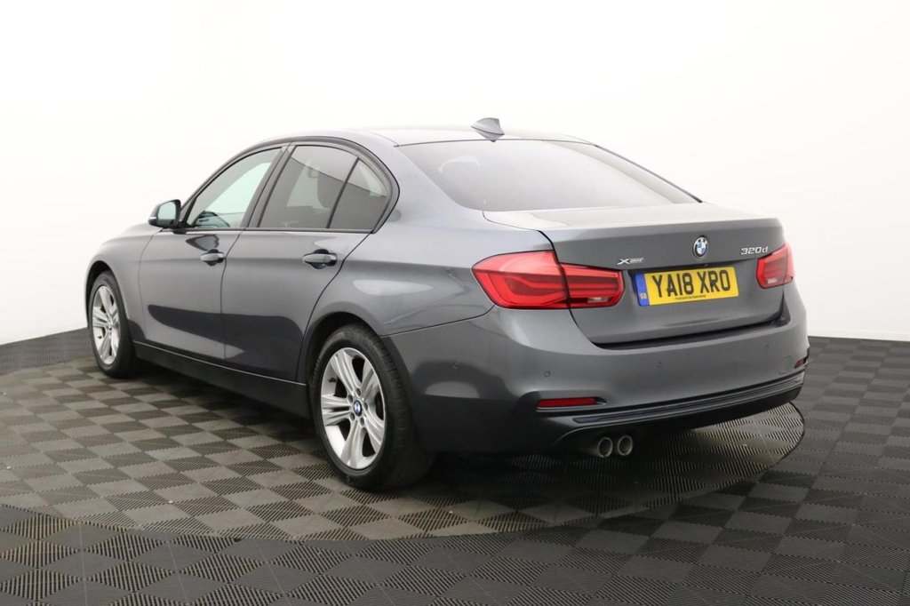 USED 2018 18 BMW 3 SERIES 2.0 320d Sport Saloon 4dr Diesel Auto xDrive Euro 6 (s/s) (190 ps) Sat Nav, Full Leather, xDrive