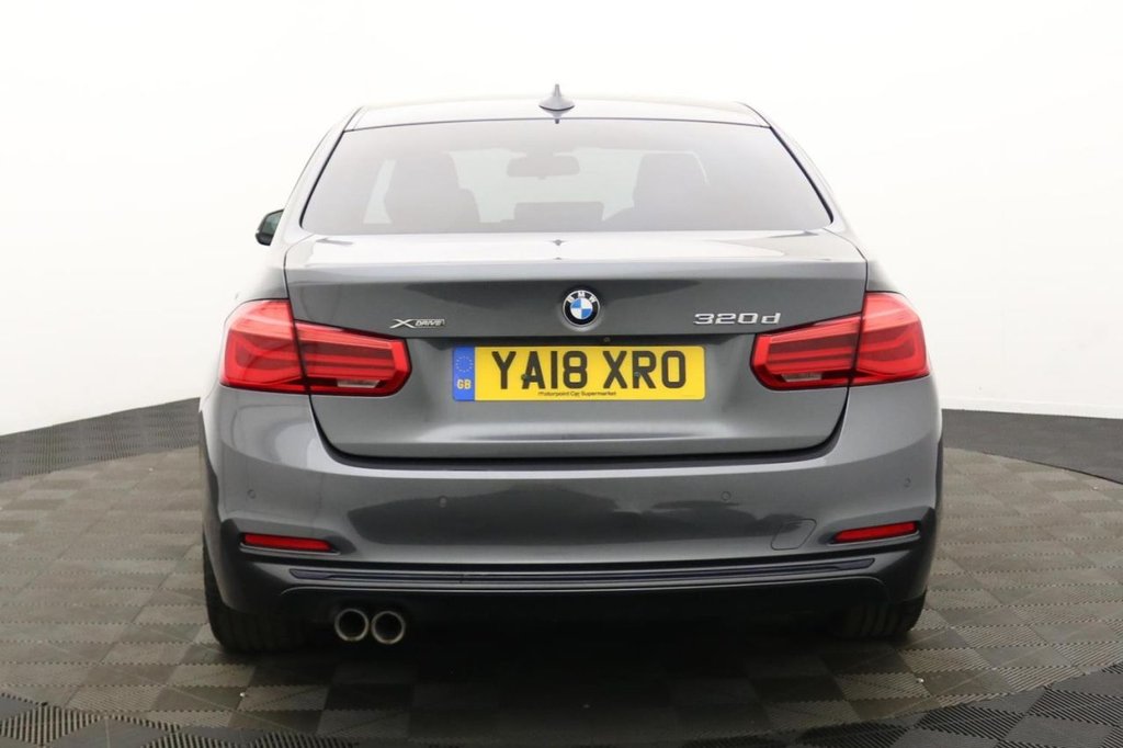 USED 2018 18 BMW 3 SERIES 2.0 320d Sport Saloon 4dr Diesel Auto xDrive Euro 6 (s/s) (190 ps) Sat Nav, Full Leather, xDrive