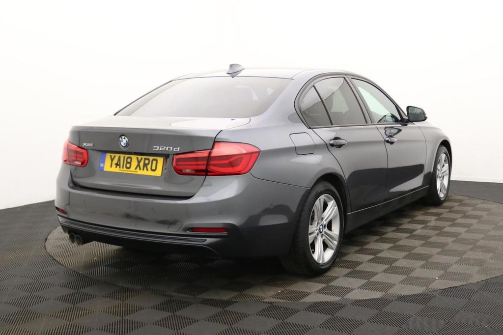 USED 2018 18 BMW 3 SERIES 2.0 320d Sport Saloon 4dr Diesel Auto xDrive Euro 6 (s/s) (190 ps) Sat Nav, Full Leather, xDrive