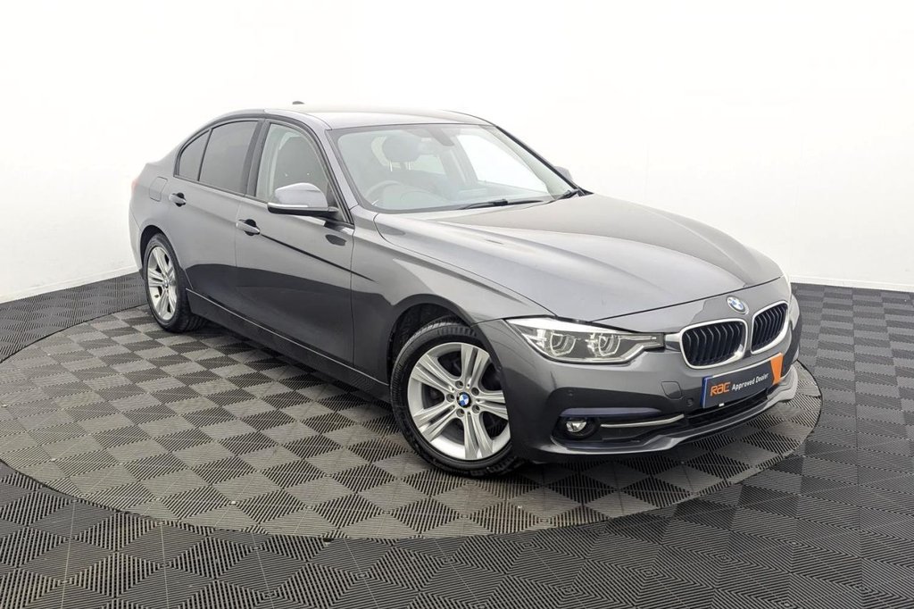 USED 2018 18 BMW 3 SERIES 2.0 320d Sport Saloon 4dr Diesel Auto xDrive Euro 6 (s/s) (190 ps) Sat Nav, Full Leather, xDrive