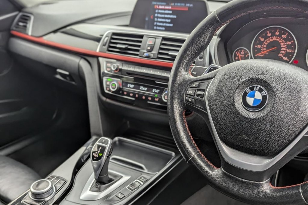 USED 2018 18 BMW 3 SERIES 2.0 320d Sport Saloon 4dr Diesel Auto xDrive Euro 6 (s/s) (190 ps) Sat Nav, Full Leather, xDrive