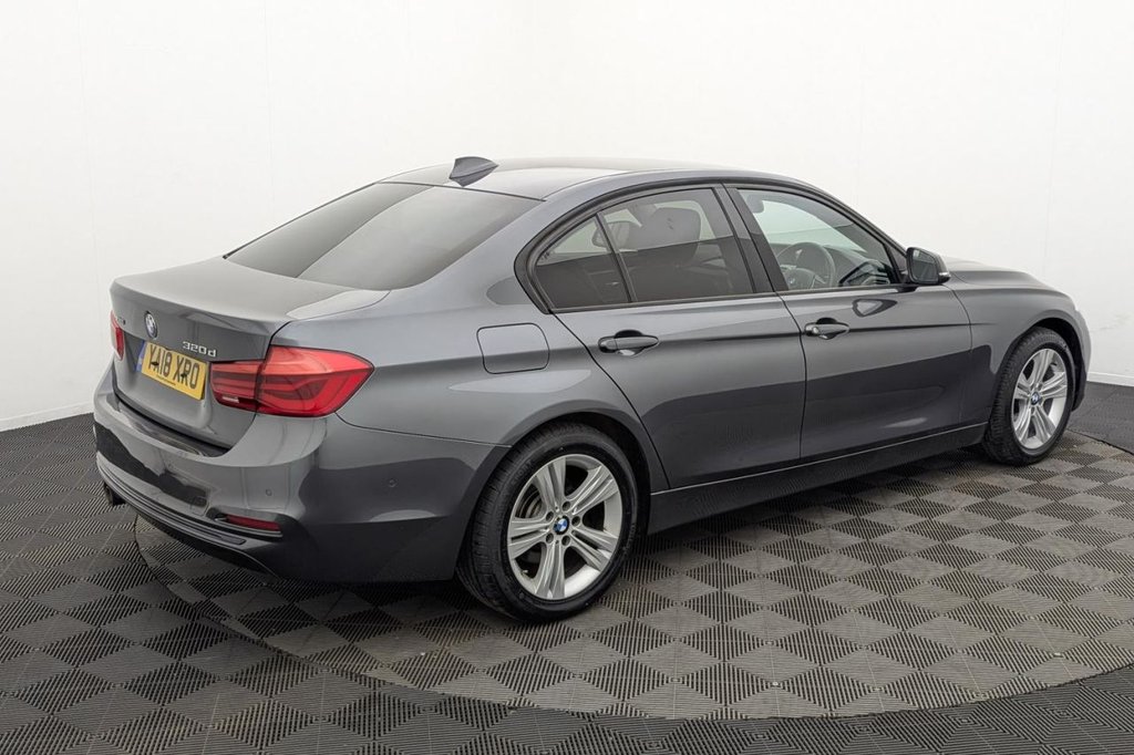 USED 2018 18 BMW 3 SERIES 2.0 320d Sport Saloon 4dr Diesel Auto xDrive Euro 6 (s/s) (190 ps) Sat Nav, Full Leather, xDrive
