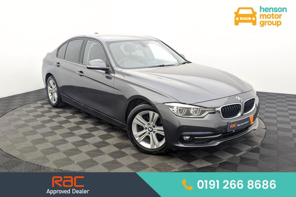 USED 2018 18 BMW 3 SERIES 2.0 320d Sport Saloon 4dr Diesel Auto xDrive Euro 6 (s/s) (190 ps) Sat Nav, Full Leather, xDrive