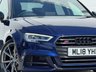 USED 2018 18 AUDI S3 2.0 TFSI Black Edition Saloon 4dr Petrol S Tronic quattro Euro 6 (s/s) (310 ps) 