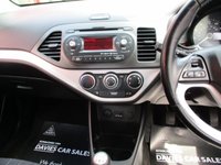 USED 2013 63 KIA PICANTO 1.0 2 Hatchback 5dr Petrol Manual Euro 5 (68 bhp) GREAT PX BARGAIN ,TWO PREVIOUS OWNERS ,MOTED 03/03/2027 ,LOTS OFF SERVICE HISTORY AND RECIEPTS ,2 KEYS ,DRIVES FIRST CLASS ,3 MONTHS WARRANTY , 