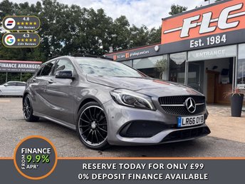 2016 MERCEDES-BENZ A CLASS 1.6 A180 AMG Line (Premium Plus) Hatchback 5dr Petrol 7G-DCT Euro 6 (s/s) (122 ps) &pound;10990.00