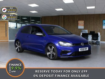 2018 VOLKSWAGEN GOLF 2.0 TSI R Hatchback 3dr Petrol DSG 4Motion Euro 6 (s/s) (310 ps) &pound;17999.00