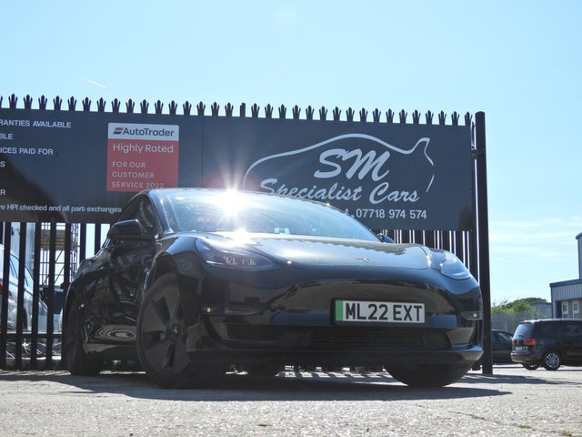 View our Tesla Model 3 (Dual Motor) Long Range Saloon 4dr Electric Auto 4WDE (346 ps)