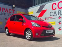 USED 2014 14 TOYOTA AYGO 1.0 VVT-i Mode Hatchback 5dr Petrol Manual Euro 5 (68 ps) GROUP 2 INSURANCE, &pound;20.00 TAX!!!