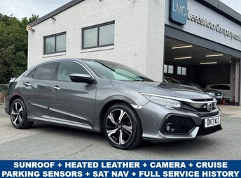 2017 HONDA CIVIC 1.5 VTEC Turbo Prestige Hatchback 5dr Petrol Manual Euro 6 (s/s) (182 ps) £13495.00