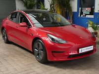 USED 2022 22 TESLA Model 3 Standard Range Plus Saloon 4dr Electric Auto RWD (241 bhp) STUNNING EXAMPLE SUNROOF SAT NAV LEATHER HEATED SEATS PARKING CAMERA CRUISE CONTROL 1 OWNER WARRANTY