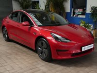 USED 2022 22 TESLA Model 3 Standard Range Plus Saloon 4dr Electric Auto RWD (241 bhp) STUNNING EXAMPLE SUNROOF SAT NAV LEATHER HEATED SEATS PARKING CAMERA CRUISE CONTROL 1 OWNER WARRANTY