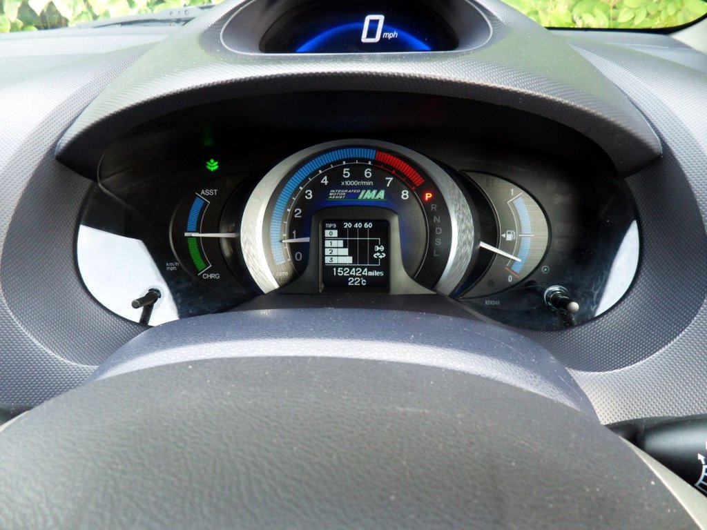 USED 2009 09 HONDA INSIGHT 1.3l 5dr Auto 87 BHP Locally Owned And Serviced From New