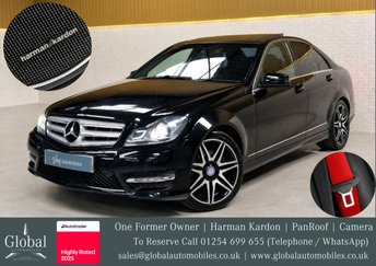 2012 MERCEDES-BENZ C-CLASS 3.0 C350 CDI V6 BlueEfficiency AMG Sport Plus Saloon 4dr Diesel G-Tronic Euro 5 (s/s) (265 ps) &pound;10995.00
