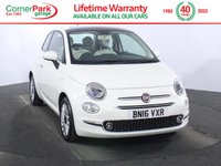 USED 2016 16 FIAT 500 1.2 Lounge Hatchback 3dr Petrol Manual Euro 6 (s/s) (69 bhp) 