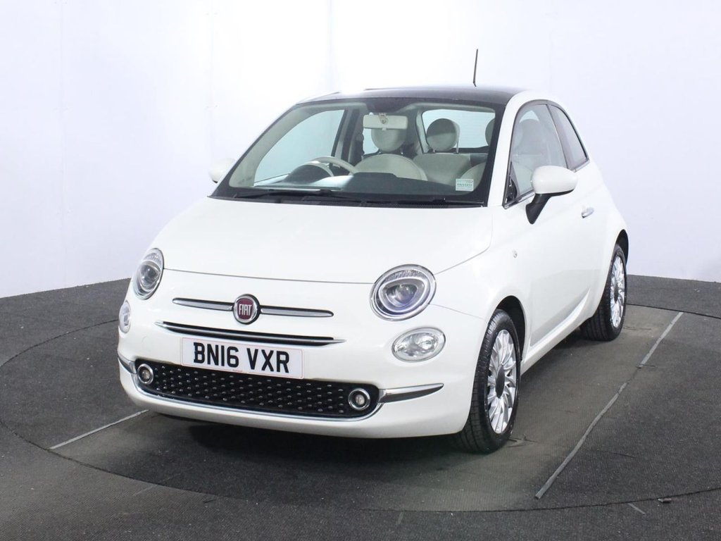 USED 2016 16 FIAT 500 1.2 Lounge Hatchback 3dr Petrol Manual Euro 6 (s/s) (69 bhp) 