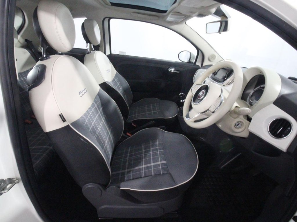 USED 2016 16 FIAT 500 1.2 Lounge Hatchback 3dr Petrol Manual Euro 6 (s/s) (69 bhp) 