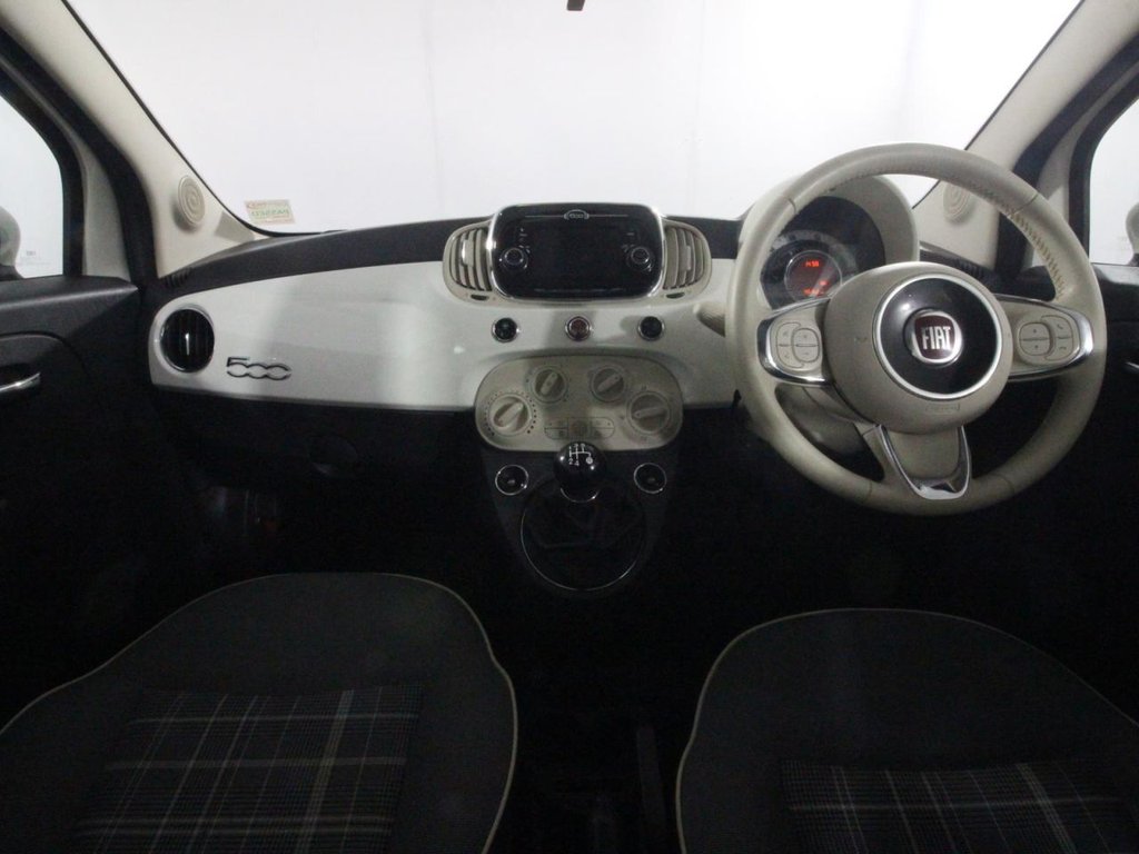 USED 2016 16 FIAT 500 1.2 Lounge Hatchback 3dr Petrol Manual Euro 6 (s/s) (69 bhp) 