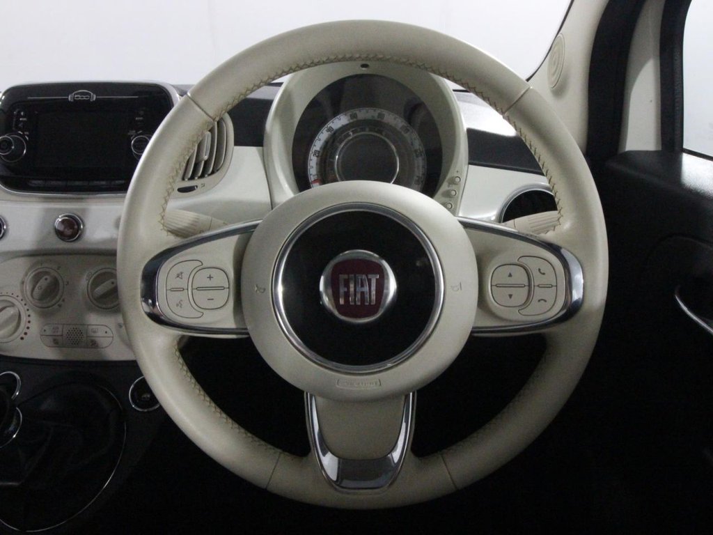 USED 2016 16 FIAT 500 1.2 Lounge Hatchback 3dr Petrol Manual Euro 6 (s/s) (69 bhp) 