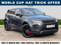 USED 2020 70 LAND ROVER RANGE ROVER EVOQUE 1.5 P300e 12.2kWh R-Dynamic SE SUV 5dr Petrol Plug-in Hybrid Auto 4WD Euro 6 (s/s) (309 ps) Glass Panoramic Roof