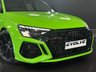 USED 2022 M AUDI RS3 2.5 TFSI Carbon Black Saloon 4dr Petrol S Tronic quattro Euro 6 (s/s) (400 ps) COMFORT & SOUND PACK, NAV!