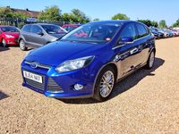 USED 2014 64 FORD FOCUS 1.0T EcoBoost Zetec Euro 5 (s/s) 5dr Â£35 TAX+AUX+USB+FSH+ULEZ FREE