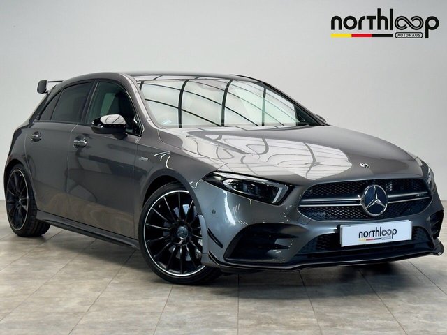 View our Mercedes-Benz A Class 2.0 A35 AMG (Premium Plus) Hatchback 5dr Petrol SpdS DCT 4MATIC Euro 6 (s/s) (306 ps)