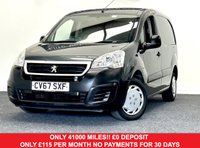 USED 2017 67 PEUGEOT PARTNER 1.6 BlueHDi 856 S  Diesel Manual L1 (112 g/km, 100 bhp) **SALES NOW ON**