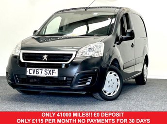 2017 PEUGEOT PARTNER 1.6 BlueHDi 856 S  Diesel Manual L1 (112 g/km, 100 bhp) &pound;5290.00