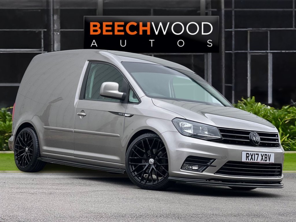 USED 2017 17 VOLKSWAGEN CADDY 2.0 TDI C20 BlueMotion Tech Highline Panel Van 5dr Diesel DSG SWB Euro 6 (s/s) (102 ps) AIR CON / COILOVERS / 19's