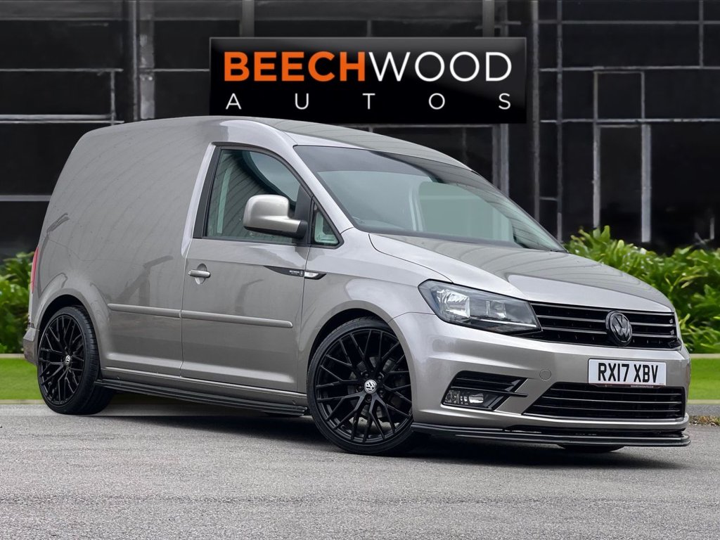 USED 2017 17 VOLKSWAGEN CADDY 2.0 TDI C20 BlueMotion Tech Highline Panel Van 5dr Diesel DSG SWB Euro 6 (s/s) (102 ps) AIR CON / COILOVERS / 19's