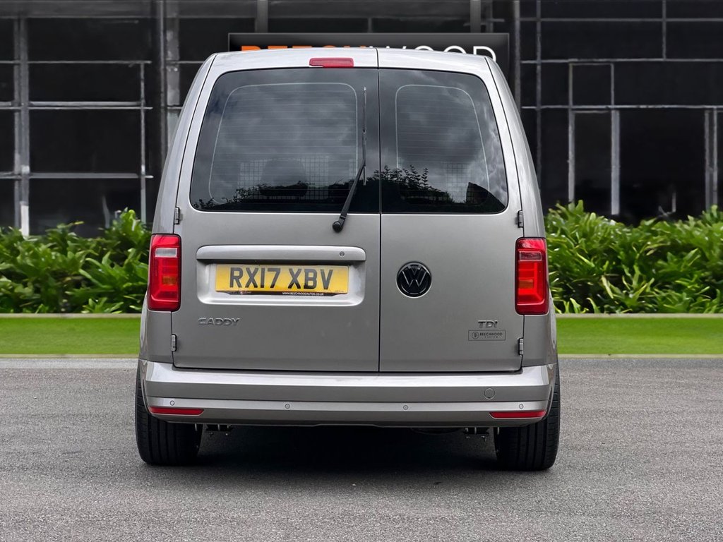 USED 2017 17 VOLKSWAGEN CADDY 2.0 TDI C20 BlueMotion Tech Highline Panel Van 5dr Diesel DSG SWB Euro 6 (s/s) (102 ps) AIR CON / COILOVERS / 19's