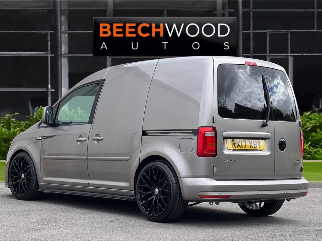 USED 2017 17 VOLKSWAGEN CADDY 2.0 TDI C20 BlueMotion Tech Highline Panel Van 5dr Diesel DSG SWB Euro 6 (s/s) (102 ps) AIR CON / COILOVERS / 19's