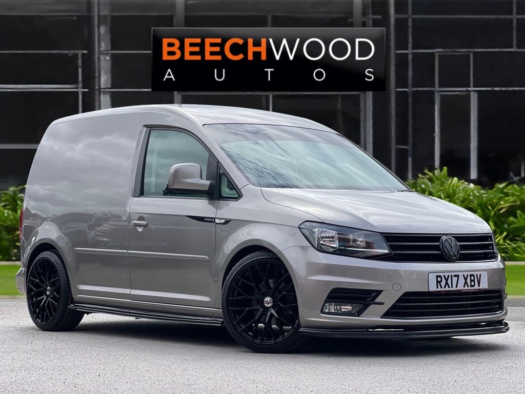 USED 2017 17 VOLKSWAGEN CADDY 2.0 TDI C20 BlueMotion Tech Highline Panel Van 5dr Diesel DSG SWB Euro 6 (s/s) (102 ps) AIR CON / COILOVERS / 19's