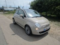 USED 2015 65 FIAT 500 1.2 Lounge 3 door Dualogic Auto Petrol Automatic 20 tax. 1 owner. Full history.