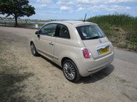 USED 2015 65 FIAT 500 1.2 Lounge 3 door Dualogic Auto Petrol Automatic 20 tax. 1 owner. Full history.