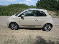 USED 2015 65 FIAT 500 1.2 Lounge 3 door Dualogic Auto Petrol Automatic 20 tax. 1 owner. Full history.