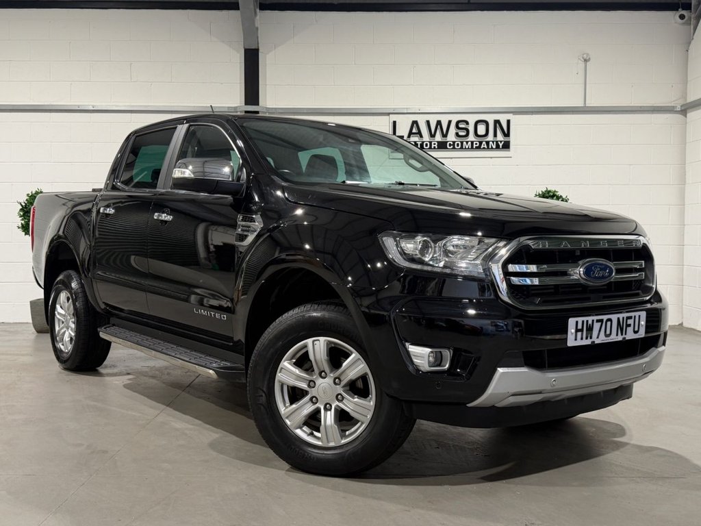 USED 2020 70 FORD RANGER 2.0 EcoBlue Limited Pickup Double Cab 4dr Diesel Auto 4WD Euro 6 (s/s) (170 ps) 